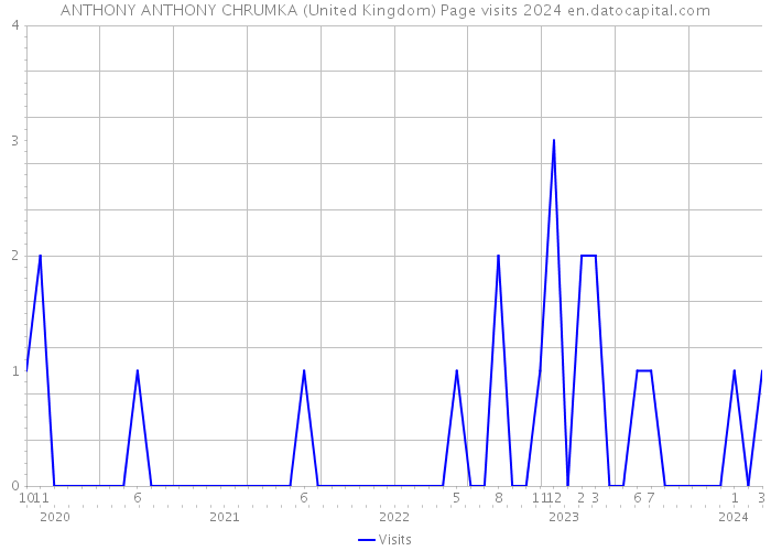 ANTHONY ANTHONY CHRUMKA (United Kingdom) Page visits 2024 