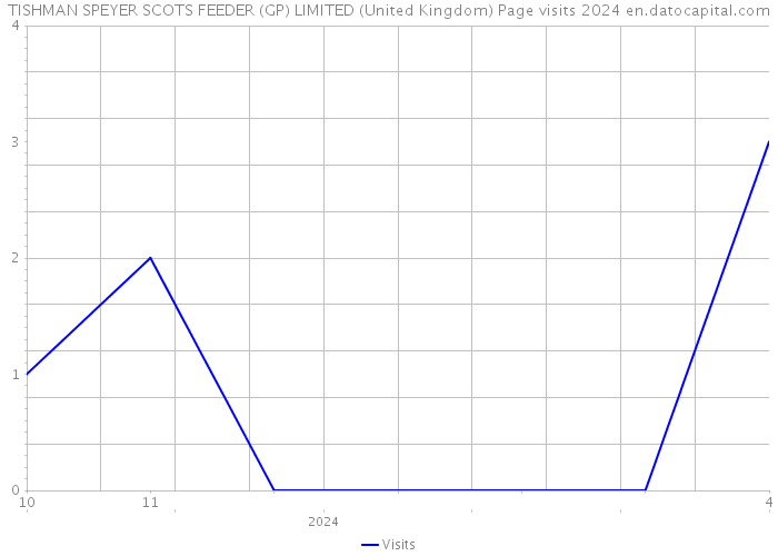 TISHMAN SPEYER SCOTS FEEDER (GP) LIMITED (United Kingdom) Page visits 2024 