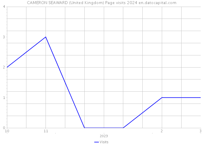CAMERON SEAWARD (United Kingdom) Page visits 2024 