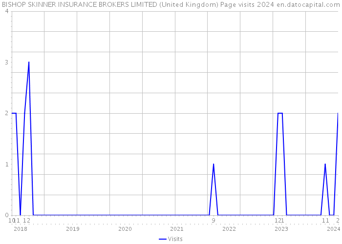 BISHOP SKINNER INSURANCE BROKERS LIMITED (United Kingdom) Page visits 2024 