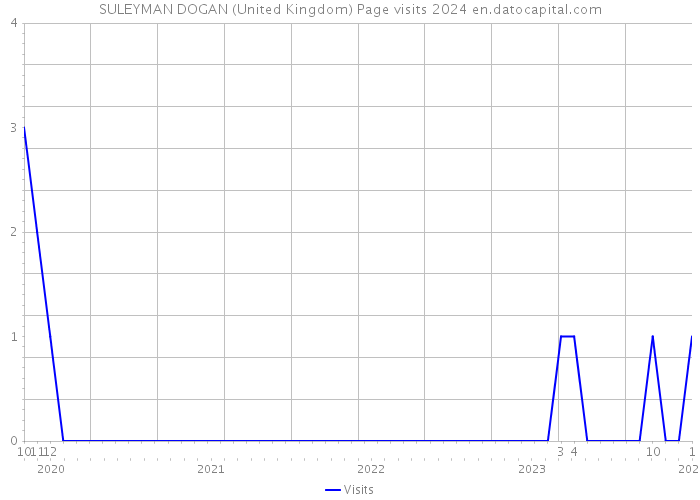 SULEYMAN DOGAN (United Kingdom) Page visits 2024 