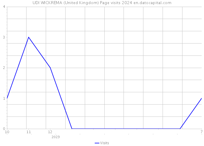 UDI WICKREMA (United Kingdom) Page visits 2024 