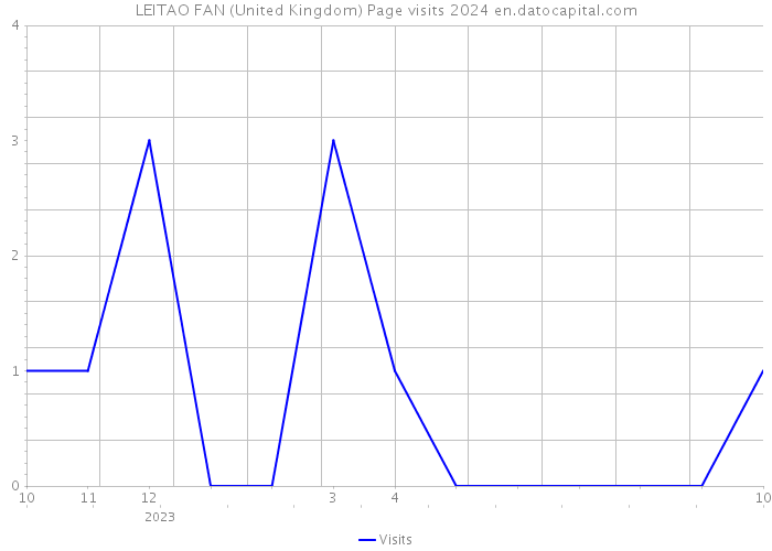 LEITAO FAN (United Kingdom) Page visits 2024 