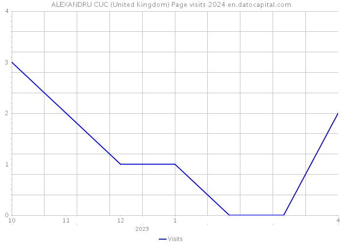 ALEXANDRU CUC (United Kingdom) Page visits 2024 