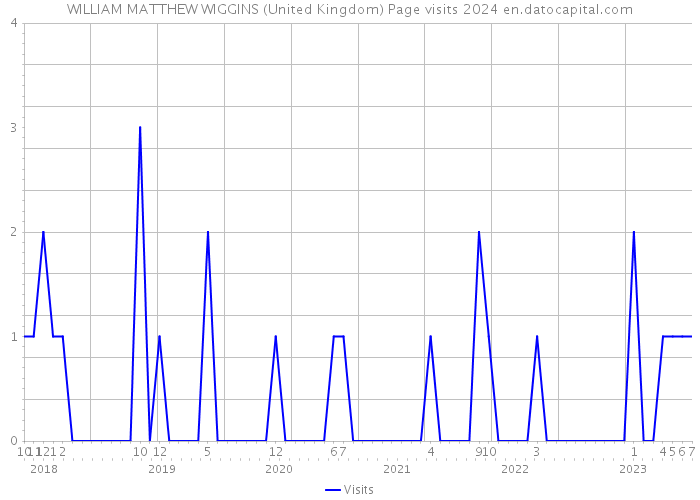 WILLIAM MATTHEW WIGGINS (United Kingdom) Page visits 2024 