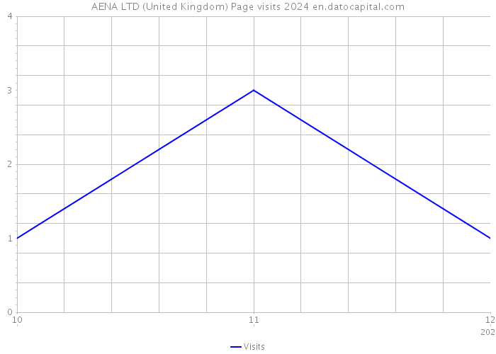 AENA LTD (United Kingdom) Page visits 2024 