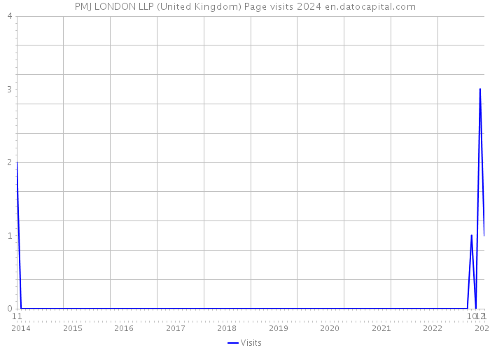 PMJ LONDON LLP (United Kingdom) Page visits 2024 