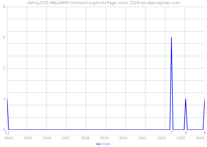 IAN LLOYD WILLIAMS (United Kingdom) Page visits 2024 