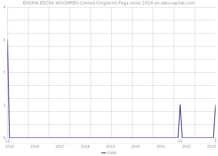 ENOMA ESOSA WOGHIREN (United Kingdom) Page visits 2024 