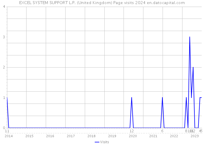 EXCEL SYSTEM SUPPORT L.P. (United Kingdom) Page visits 2024 