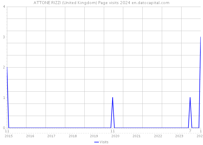 ATTONE RIZZI (United Kingdom) Page visits 2024 