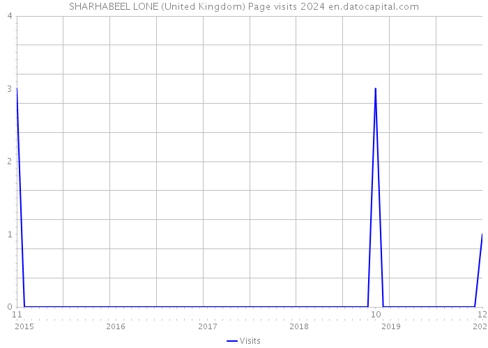 SHARHABEEL LONE (United Kingdom) Page visits 2024 