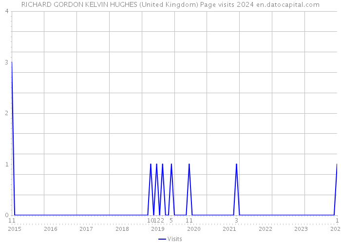 RICHARD GORDON KELVIN HUGHES (United Kingdom) Page visits 2024 