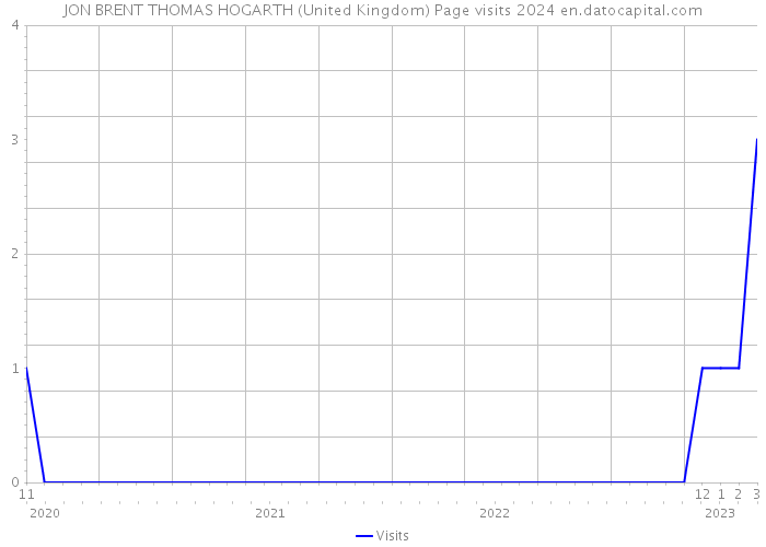 JON BRENT THOMAS HOGARTH (United Kingdom) Page visits 2024 