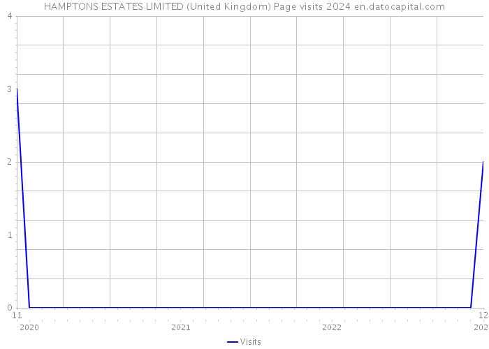 HAMPTONS ESTATES LIMITED (United Kingdom) Page visits 2024 