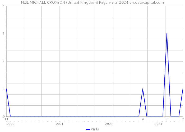 NEIL MICHAEL CROXSON (United Kingdom) Page visits 2024 