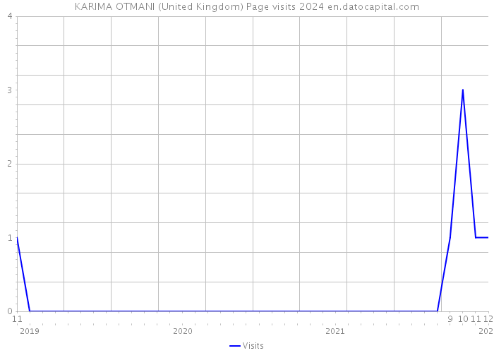 KARIMA OTMANI (United Kingdom) Page visits 2024 