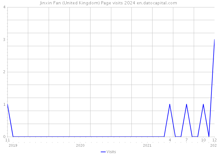 Jinxin Fan (United Kingdom) Page visits 2024 