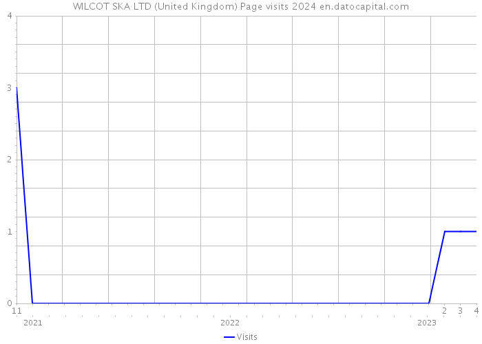 WILCOT SKA LTD (United Kingdom) Page visits 2024 