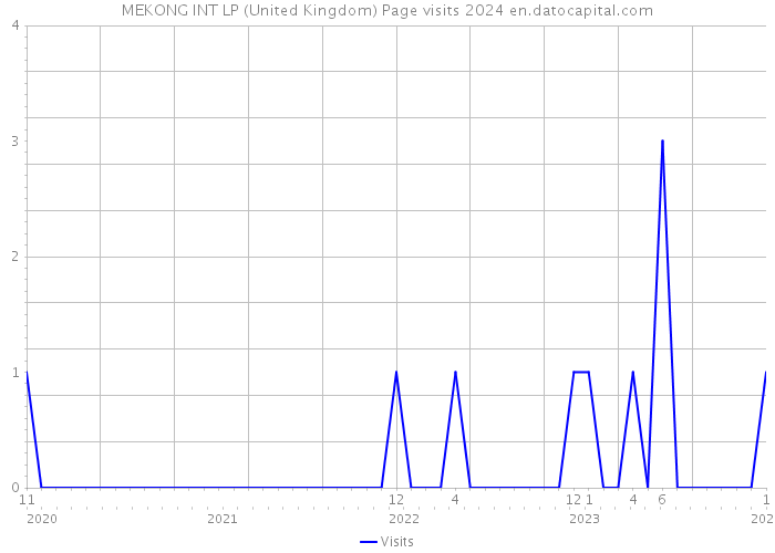 MEKONG INT LP (United Kingdom) Page visits 2024 