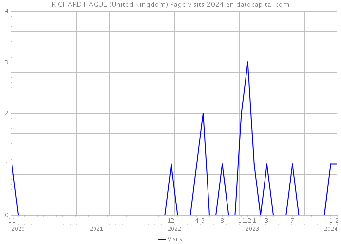 RICHARD HAGUE (United Kingdom) Page visits 2024 