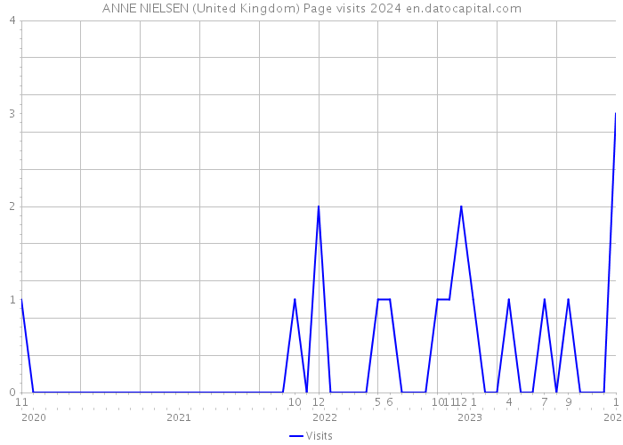 ANNE NIELSEN (United Kingdom) Page visits 2024 