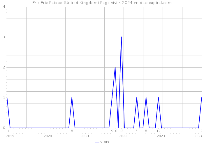 Eric Eric Paixao (United Kingdom) Page visits 2024 