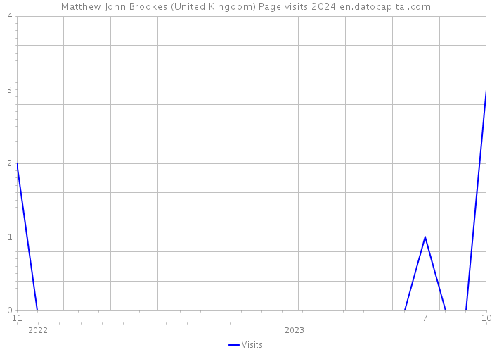 Matthew John Brookes (United Kingdom) Page visits 2024 