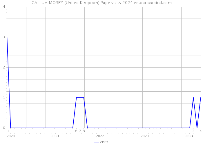 CALLUM MOREY (United Kingdom) Page visits 2024 