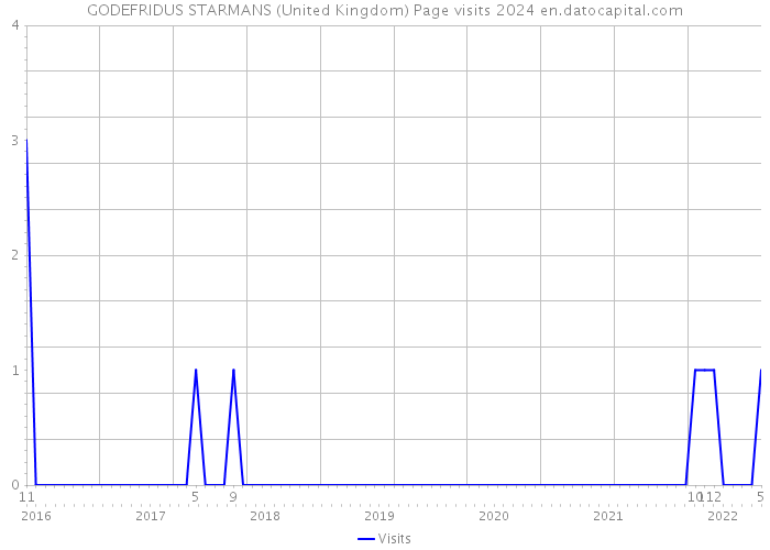 GODEFRIDUS STARMANS (United Kingdom) Page visits 2024 