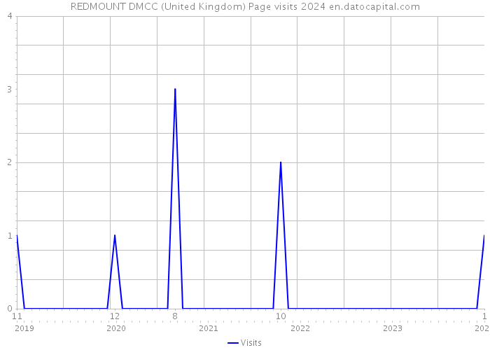 REDMOUNT DMCC (United Kingdom) Page visits 2024 