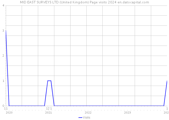 MID EAST SURVEYS LTD (United Kingdom) Page visits 2024 