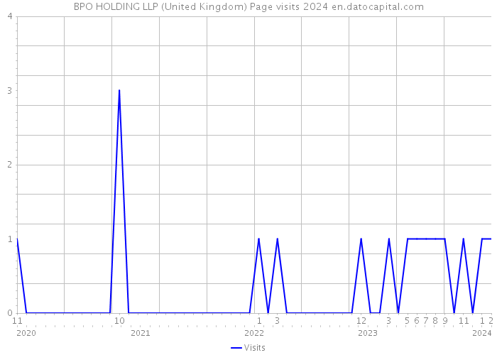 BPO HOLDING LLP (United Kingdom) Page visits 2024 