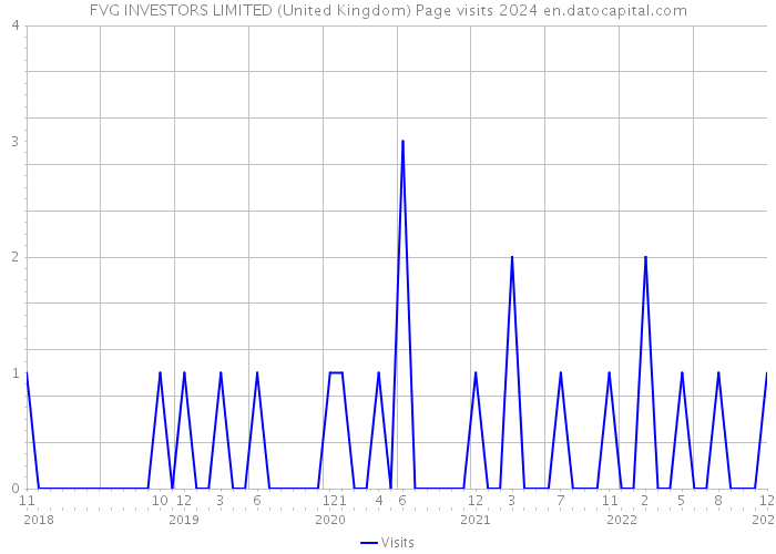 FVG INVESTORS LIMITED (United Kingdom) Page visits 2024 