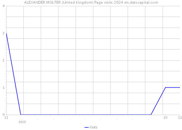 ALEXANDER MOLTER (United Kingdom) Page visits 2024 