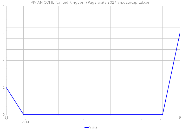 VIVIAN COFIE (United Kingdom) Page visits 2024 