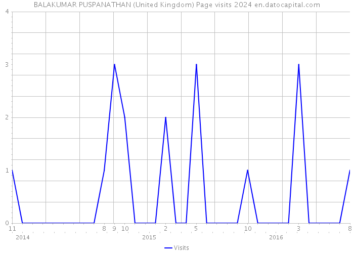 BALAKUMAR PUSPANATHAN (United Kingdom) Page visits 2024 