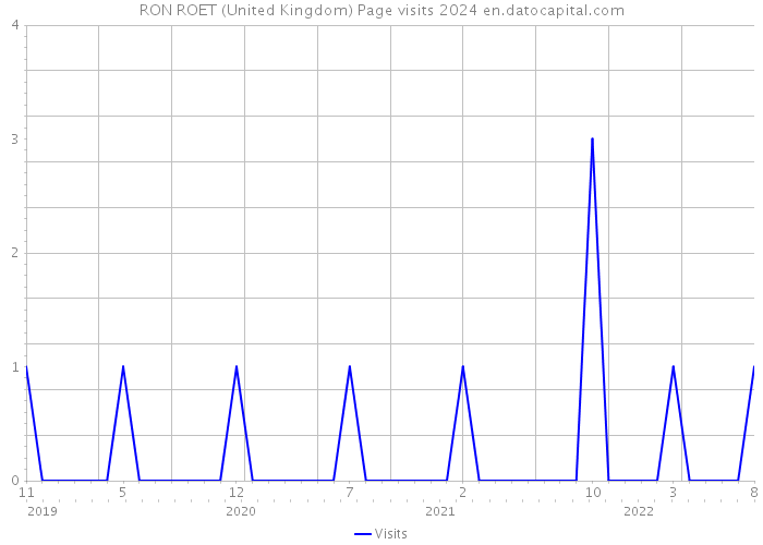 RON ROET (United Kingdom) Page visits 2024 