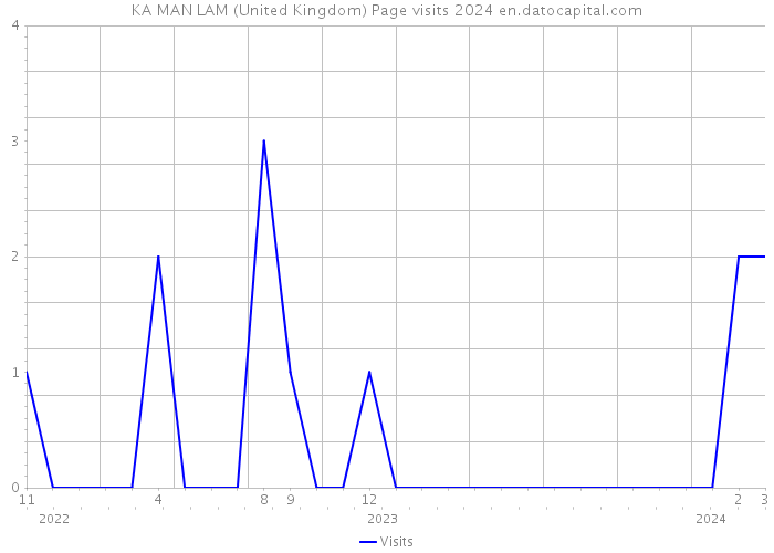 KA MAN LAM (United Kingdom) Page visits 2024 