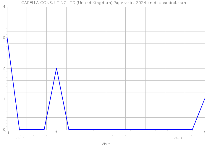 CAPELLA CONSULTING LTD (United Kingdom) Page visits 2024 