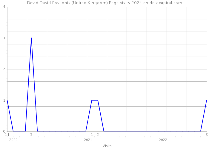 David David Povilonis (United Kingdom) Page visits 2024 