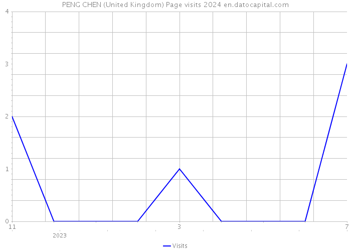 PENG CHEN (United Kingdom) Page visits 2024 