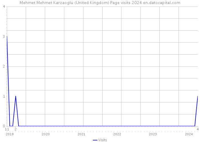 Mehmet Mehmet Karzaoglu (United Kingdom) Page visits 2024 