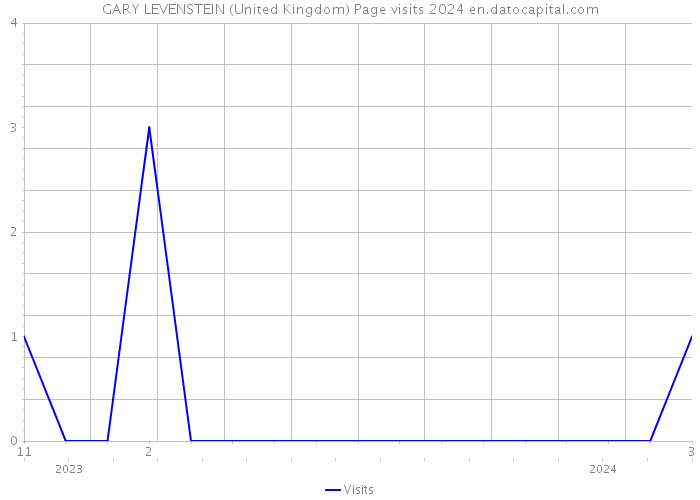GARY LEVENSTEIN (United Kingdom) Page visits 2024 