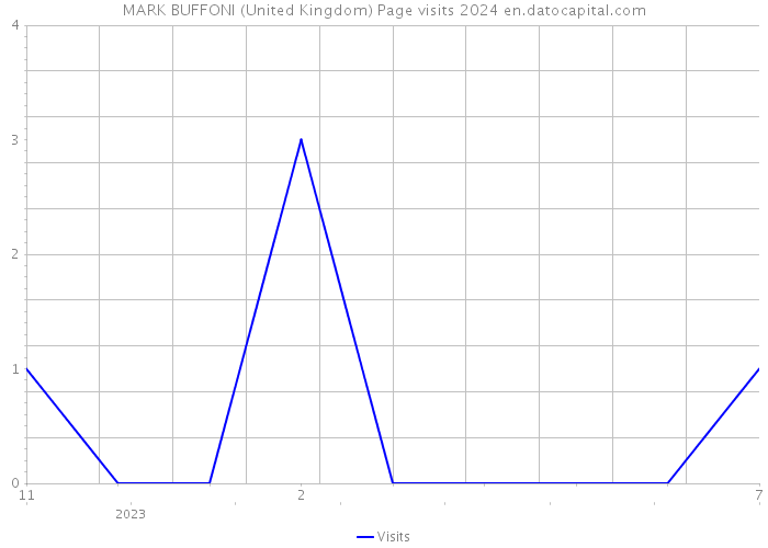 MARK BUFFONI (United Kingdom) Page visits 2024 