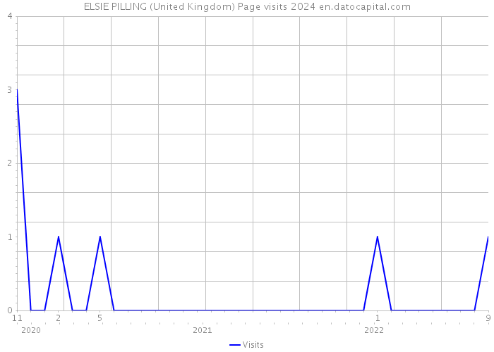 ELSIE PILLING (United Kingdom) Page visits 2024 