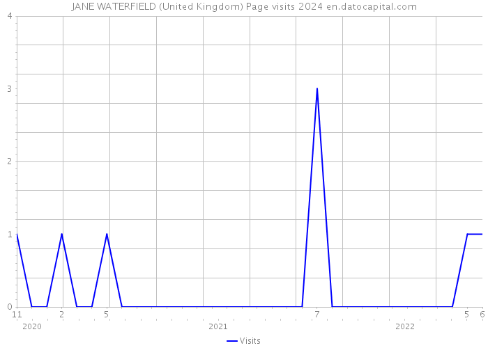 JANE WATERFIELD (United Kingdom) Page visits 2024 