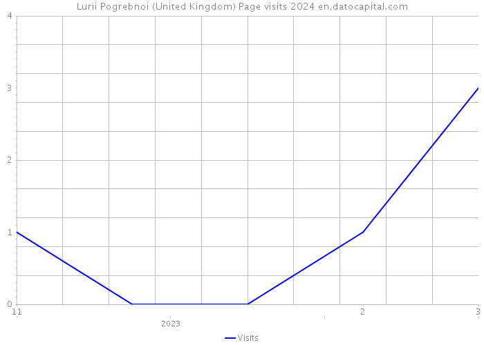 Lurii Pogrebnoi (United Kingdom) Page visits 2024 