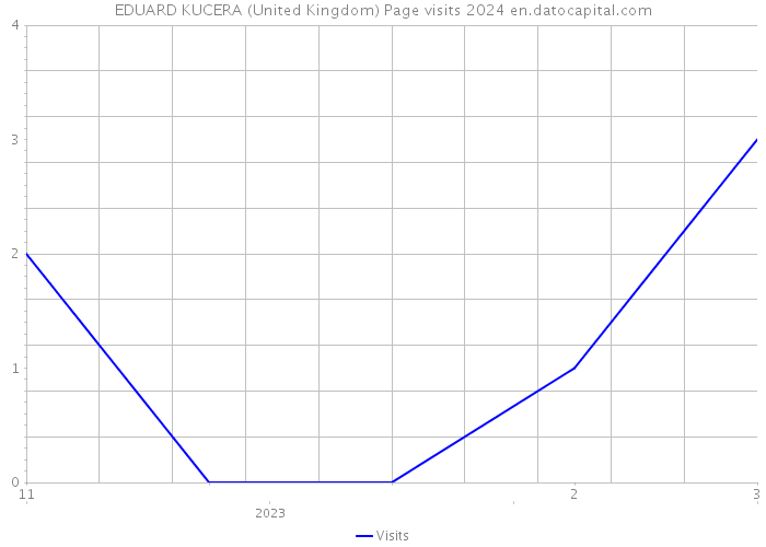 EDUARD KUCERA (United Kingdom) Page visits 2024 