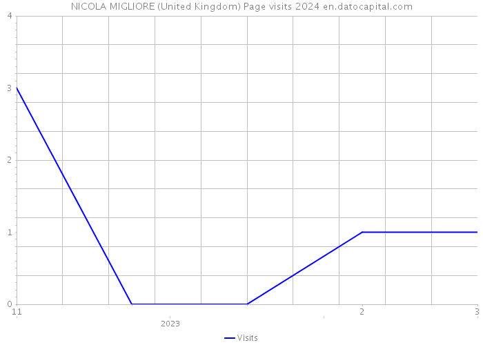 NICOLA MIGLIORE (United Kingdom) Page visits 2024 